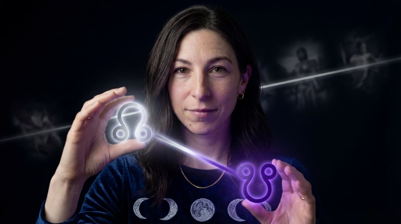 Лунные узлы в синастрии: кармическая ось отношений