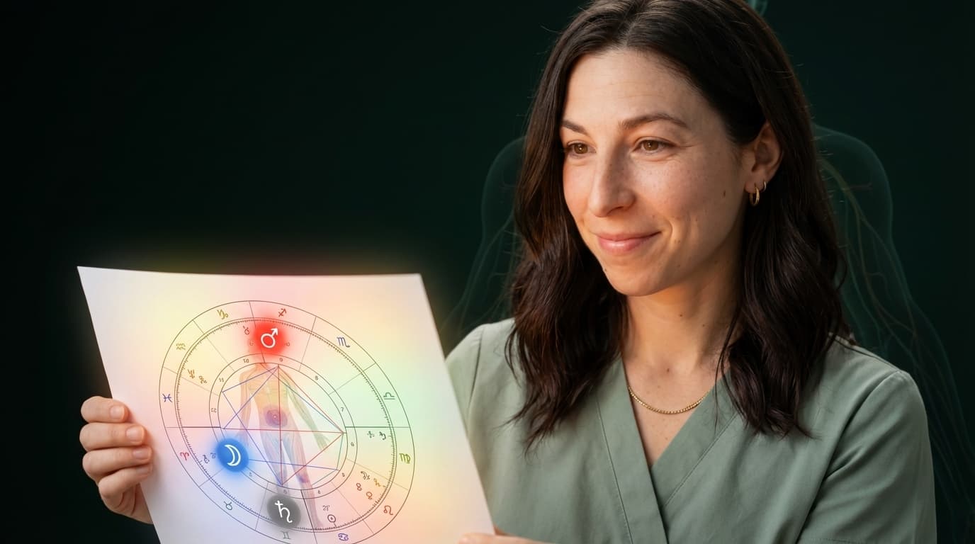 Психосоматика и натальная карта: связь тела и звёзд